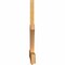 Ekena Millwork Redmond Rough Sawn Timber Gable Bracket, Western Red Cedar, 96"W x 32"H x 2"D x 4"F, 8/12 Pitch GBW096X32X0204RED00RWR - alternate 2